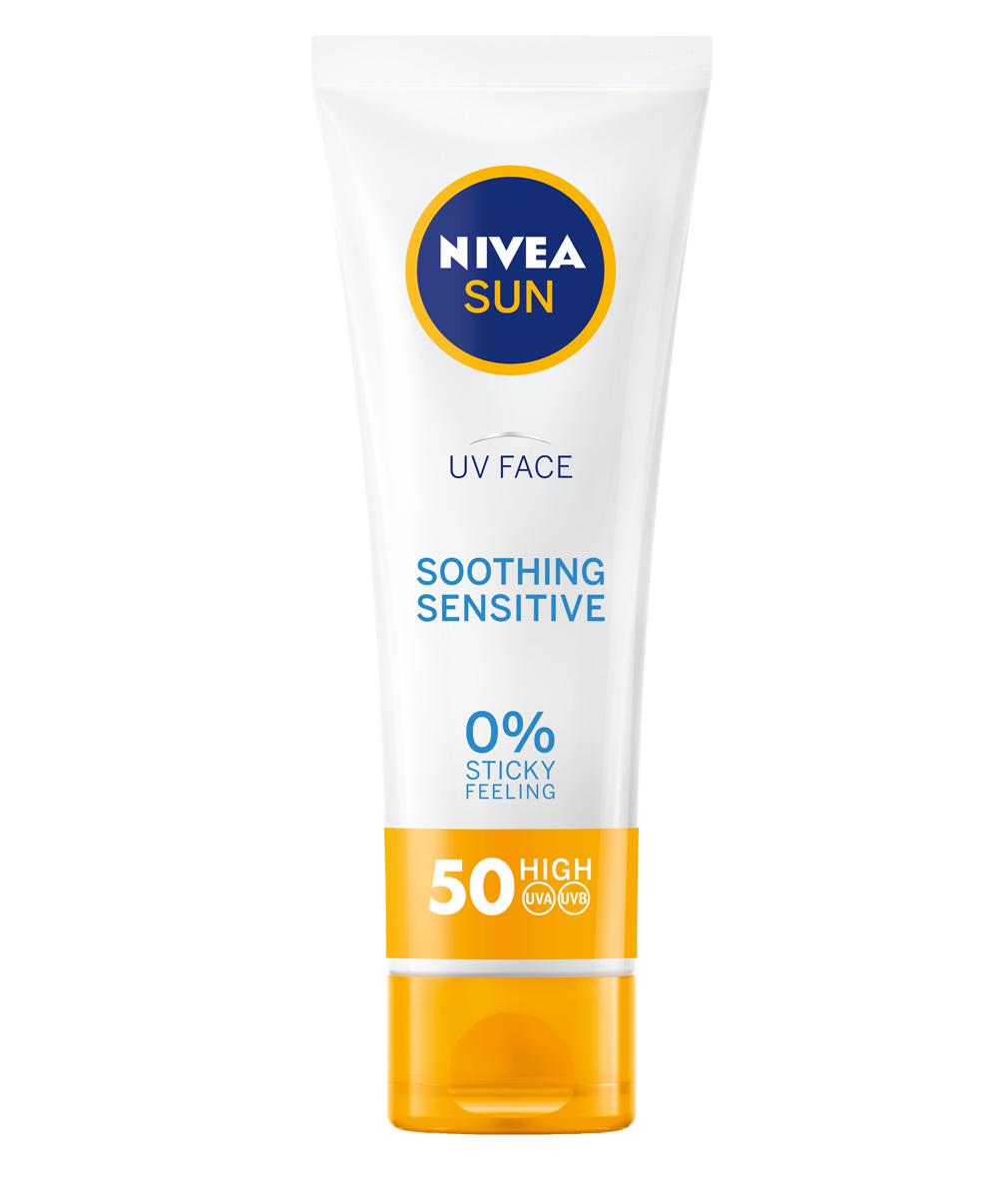 Nivea Sun UV Face Soothing Sensitive Sun Cream SPF 50